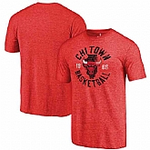 Chicago Bulls Red Chi Town Hometown Fanatics Branded Tri-Blend T-Shirt (2),baseball caps,new era cap wholesale,wholesale hats